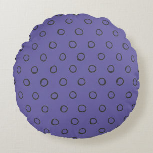 Coussins Ronds Motif minimaliste à pois