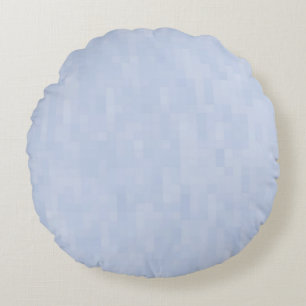 Coussins Ronds Motif moderne abstrait bleu clair minimaliste
