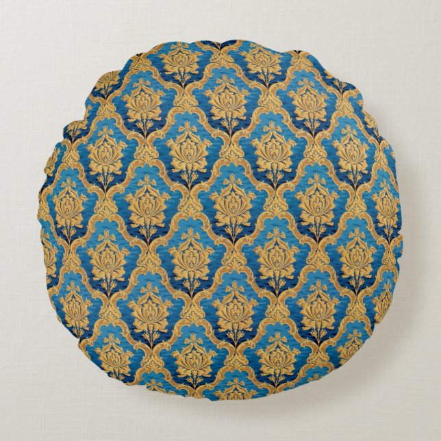 Coussins Ronds Motif Orné  (Devant)