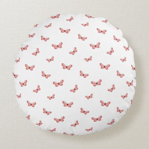 Coussins Ronds Motif papillons voltigeant fantaisiste