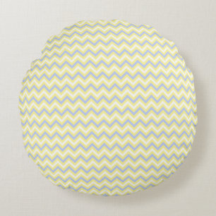 Coussins Ronds Motif Pastel Chevron