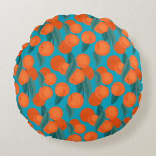 Coussins Ronds Motif plat sans couture avec poches sur branches