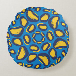 Coussins Ronds Motif poster de animal Leopard