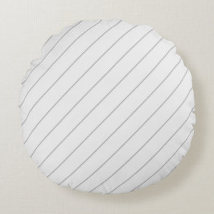 Coussins Ronds Motif rayé arrière - plan blanc