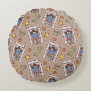 Coussins Ronds Motif Recherché Cookie Monster