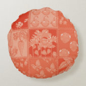 Coussins Ronds motif renard et papillon (Dos)