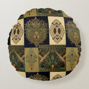 Coussins Ronds Motif textile Art nouveau Christopher