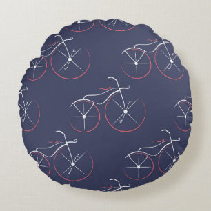 Coussins Ronds Motif vintage transparent de l'ancien