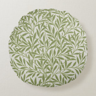 Coussins Ronds Motif Willow de William Morris (1874).