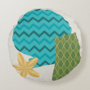 Coussins Ronds Motifs de Shell II