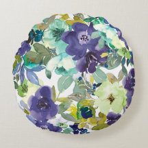 Motifs floraux en aquarelle