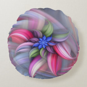 Coussins Ronds Motifs tourbillonnants
