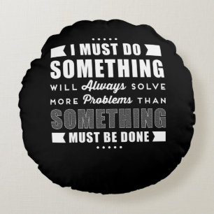 Coussins Ronds Motivation positive inspirante