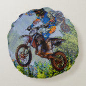 Coussins Ronds Motocross-Racers (Dos)