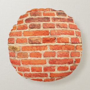 Coussins Ronds Mur de brique texture murale brique