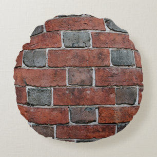 Coussins Ronds Mur en brique