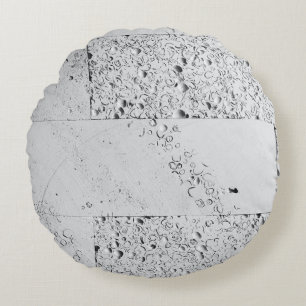 Coussins Ronds Mur en brique blanche