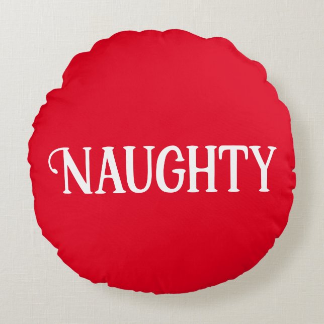 Coussins Ronds Naughty Nice double face (Devant)