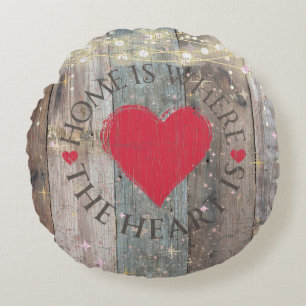 Coussins Ronds Nest d'amour rustique