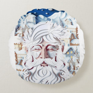 COUSSINS RONDS NOËL BLANC