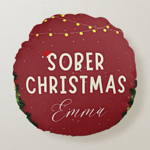 Coussins Ronds Noël Sober personnalisé