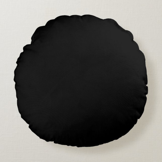 Coussins Ronds Noir (Devant)