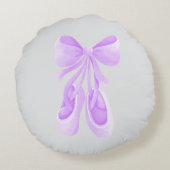 Coussins Ronds Noisette Purple Sugar Plum Fée Noël (Dos)