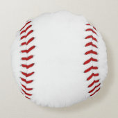 Coussins Ronds Nom de base-ball personnalisé et statistiques sur  (Dos)