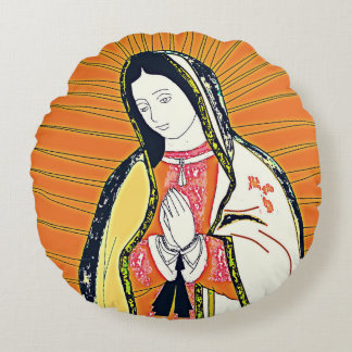 Coussins Ronds notre dame de guadalupe