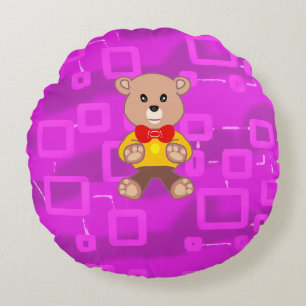 Coussins Ronds Nounours Teddy Bear Astronef