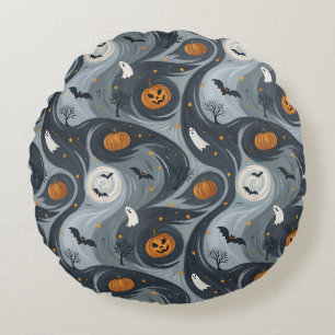 Coussins Ronds Nuit de la mort d'Halloween