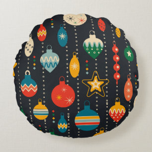 Coussins Ronds Nuit de Noël