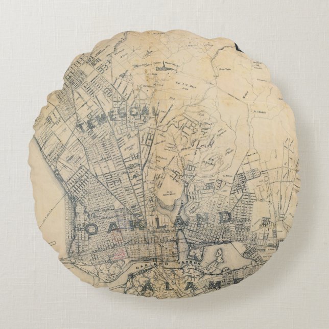 Coussins Ronds Oakland, Berkeley, Alameda (Devant)