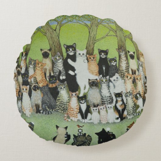 Coussins Ronds Observez la birdie (Devant)