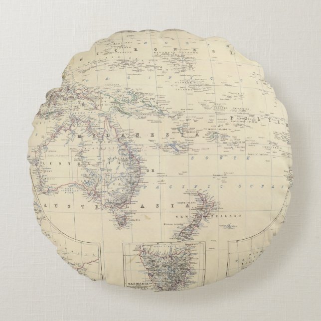 Coussins Ronds Océanie 2 (Devant)