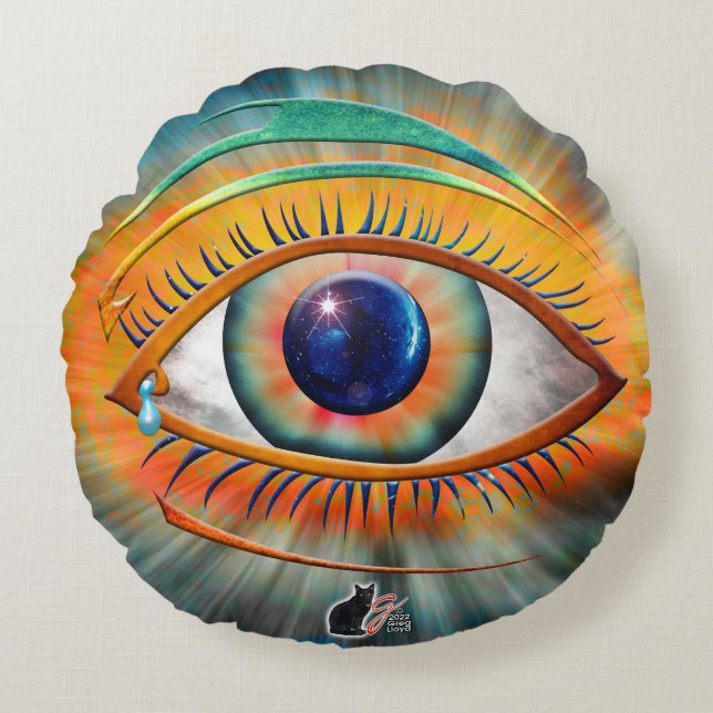 Coussins Ronds Odin's Eye (Devant)