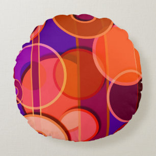 Coussins Ronds Op Art #23