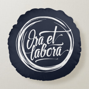Coussins Ronds Ora et labora