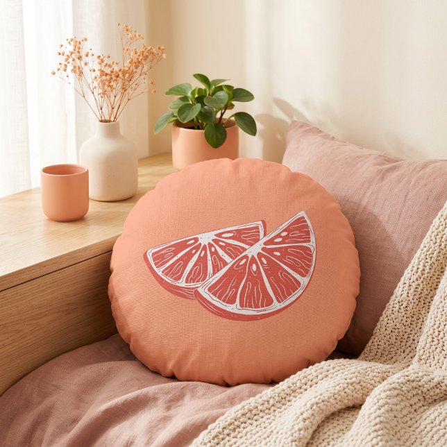 Coussins Ronds Orange (Créateur téléchargé)