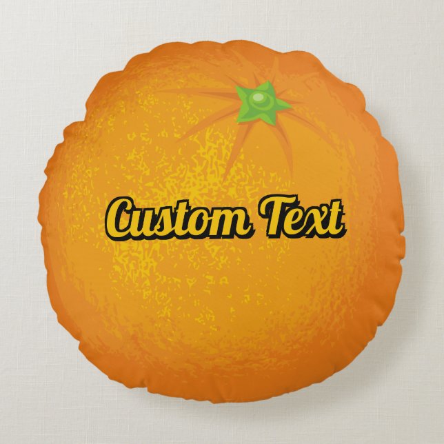 Coussins Ronds Orange (Devant)