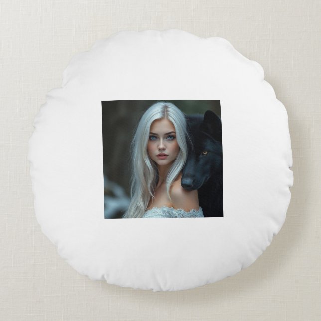 Coussins Ronds Oreiller  (Devant)