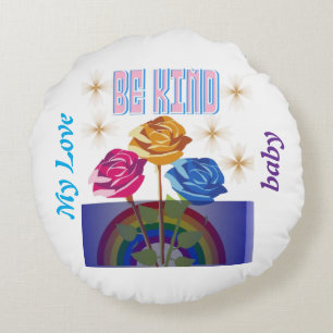Coussins Ronds Oreiller à lancer - Coffre motivationnel Cushion