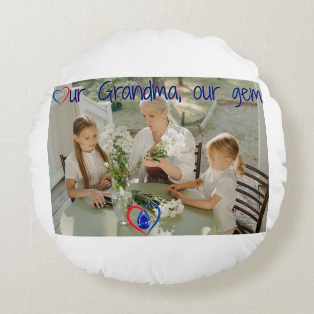 Coussins Ronds Oreiller à lancer Nana (Devant)