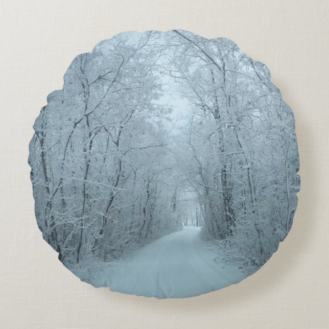 Coussins Ronds Oreiller à lancer rond (Devant)