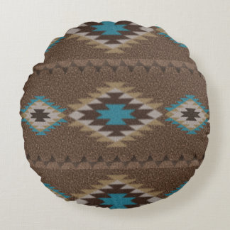 Coussins Ronds Oreiller à lancer rond en coton Tranquillité Sud-O