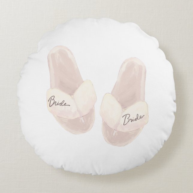 Coussins Ronds Oreiller Bride Slipper (Devant)