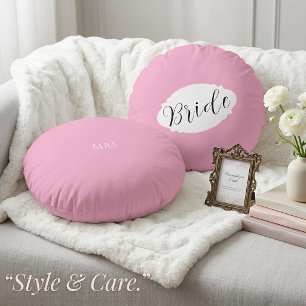 Coussins Ronds Oreiller de Mariée Personnalisé – Cadeau de Mariag