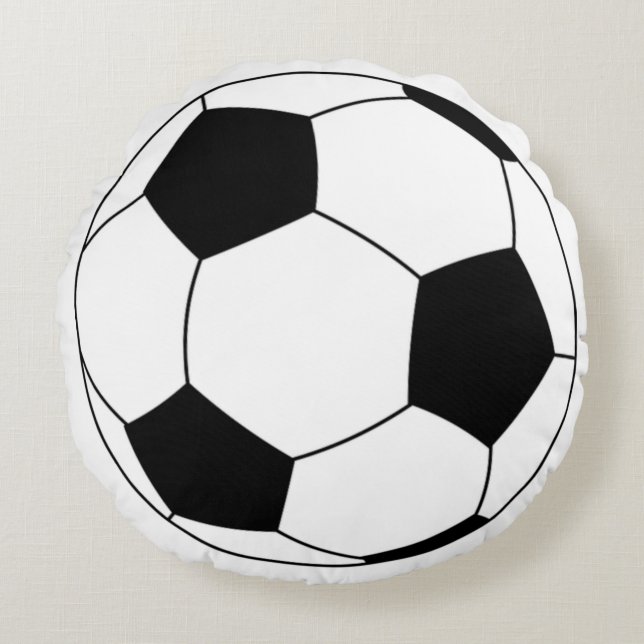 Coussins Ronds Oreiller de soccer/football (Devant)