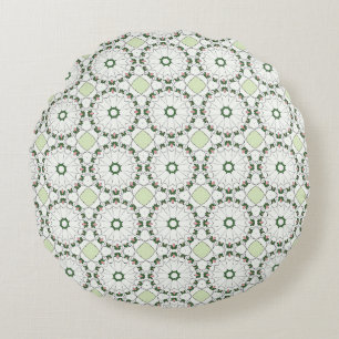 Coussins Ronds oreiller décoratif présentant un motif géométrique