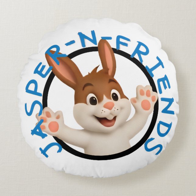 Coussins Ronds oreiller Jasper-n-friends (Devant)